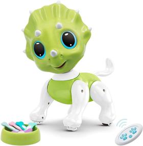 img 4 attached to 🦕 IQKidz Robot Pets: Enchanting Dinosaurs for Girls to Spark Intelligence