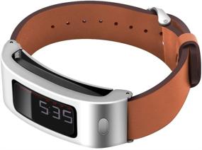 img 4 attached to C2D JOY Metal Case with Leather Band for Garmin vivofit (1st)/2, Silver