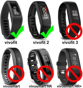 img 3 attached to C2D JOY Metal Case with Leather Band for Garmin vivofit (1st)/2, Silver