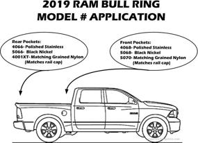 img 2 attached to 🔒 Болты поверхности со складывающимися фиксаторами для Dodge Ram 2009-2021 (Передний/Середина) и Tundra Crew Max 2014-2020 - Bull Ring Gunmetal