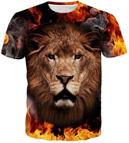 img 4 attached to 👕 Syaimn Graphic Print T-shirts with Pattern Designs