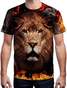 img 2 attached to 👕 Syaimn Graphic Print T-shirts with Pattern Designs