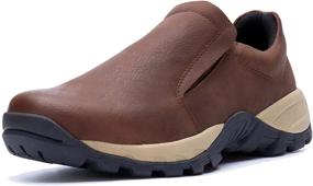 img 4 attached to CHOOSEONE Breathable Sneakers Comfortable Handmade Men's Shoes for Loafers & Slip-Ons