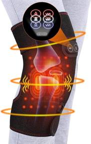 img 4 attached to 🔥 Heat Knee Massager: A Therapeutic Solution for Arthritis, Pain Relief, and Hot/Cold Therapy - Electric Heated Knee Brace Wrap with 3 Temperature Control Levels - Ideal for Men and Women