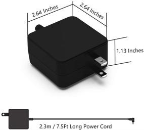 img 3 attached to 💡 UL Listed 65W AC Charger: Compatible with Asus Q504 2-in-1 Laptop, Portable Power Supply Adapter Cord - 7.5Ft