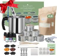 🕯️ complete candle making kit: soy wax diy craft tools with fragrance oils, wicks, tins, and more! logo