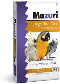 img 2 attached to 🐦 Mazuri Large Bird Food, 25 Pound Bag - Complete Nutrition for Optimal Avian Health