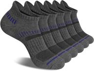 🧦 cooplus mens ankle socks: cushioned, breathable, and supportive - 6pairs logo