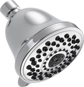img 1 attached to 🚿 Delta 52634-15-BG Water Efficient Showerhead in Chrome: Sleek Design & Improved Water Performance