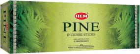 img 4 attached to 🌲 Hem Pine Incense Sticks - 6 Packs, 20 Sticks per Pack: Natural Aroma for Tranquility