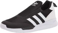 👟 boys' shoes: adidas originals sneaker in black and white logo