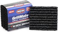 🌭 kingsford 107744 grillmate grill cleaner pads - pack of 6, durable, non-metallic bristles, black logo