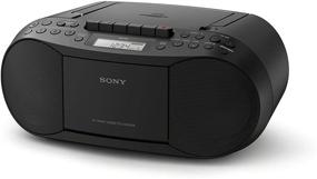 img 2 attached to Sony Stereo Cassette Boombox CFDS70BLK Portable Audio & Video