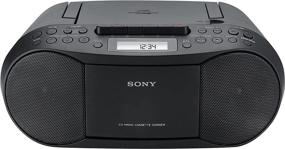 img 3 attached to Sony Stereo Cassette Boombox CFDS70BLK Portable Audio & Video