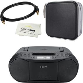 img 4 attached to Сони Стерео кассетная магнитола Boombox CFDS70BLK портативное аудио и видео