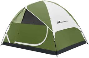 img 4 attached to 🏕️ Waterproof Double Layer Camping Tent for 2/4/6 Person Family, Outdoor Tent with Windproof & Anti-UV Features - MOON LENCE