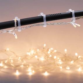 img 2 attached to URATOT 120-Pack Mini Gutter Hang Hooks: Easy Christmas Light Clips for Outdoor Party Decoration