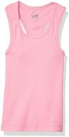 soffe girls racerback tank medium logo