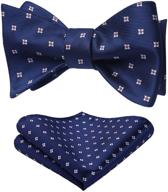 🎩 hisdern self-tie bowtie for men | formal tuxedo accessories - ties, cummerbunds & pocket squares логотип