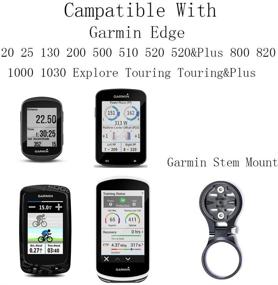 img 1 attached to Лучший Tek Garmin крепление на рулевую колонку: регулируемый черный крепеж для гармин компьютера