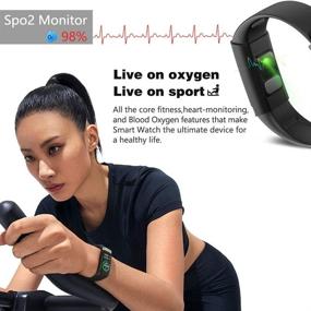 img 1 attached to 📈 MorePro Heart Rate Monitor Blood Pressure Fitness Activity Tracker: Track Health, Sleep & Fitness with IP68 Waterproof Smartwatch for Android iOS Phones