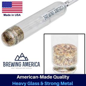 img 2 attached to 🍁 Maple Syrup Hydrometer: Accurate Density Meter for Sugar and Moisture Content Measurement - Ensuring Consistently Delicious Pure Syrup - Made in America - BRIX & Baume Scales - Easy-to-Read Red Line Calibrated