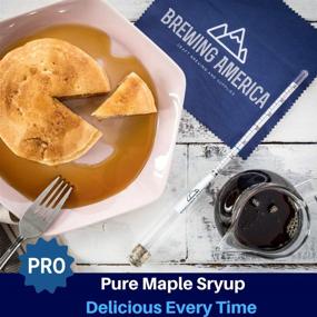 img 3 attached to 🍁 Maple Syrup Hydrometer: Accurate Density Meter for Sugar and Moisture Content Measurement - Ensuring Consistently Delicious Pure Syrup - Made in America - BRIX & Baume Scales - Easy-to-Read Red Line Calibrated