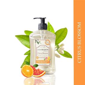 img 3 attached to 🍊 A La Maison de Provence Citrus Blossom Liquid Hand Soap - French Milled, Moisturizing, Natural, 16.9 oz Pump Bottle - (1 Pack)