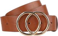 womens leather double buckle belts by ifendei - women's accessories logo