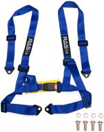 rastp 4 point racing safety harness set with 2&#34 interior accessories and safety logo