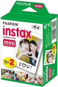 img 3 attached to 📸 Набор фотокамеры Fujifilm Instax Mini 8 - включает в себя пленку Instax Mini, защитный чехол, селфи-линзу, фильтры, рамки и декоративный дизайн (голубой).