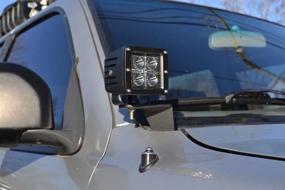 img 1 attached to Enhance Your Jeep Truck's Off-Road Experience with iJDMTOY 3-Inch Cubic 20W CREE LED Pod Lights - Xenon White