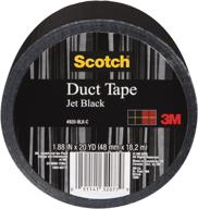 jet black scotch duct tape, 1.88-inch by 20-yard - 920-blk-c logo