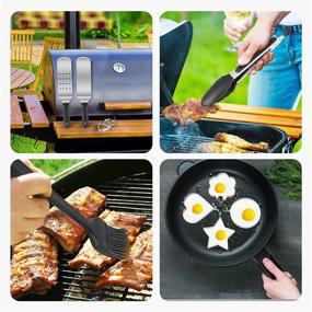 img 1 attached to 🔥 Complete 22 Piece Griddle Accessories Kit for Blackstone and Camp Chef - Professional BBQ Grill Spatula Set with Scraper, Bottle, Tongs, and Egg Rings by COKWEL