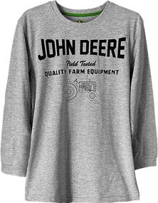 img 2 attached to John Deere Youth T Shirt Heather Boys' Clothing in Tops, Tees & Shirts