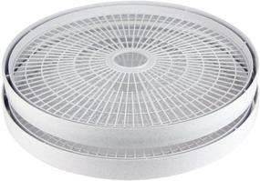 img 4 attached to 🍽️ NESCO LT-2SG Snackmaster 13.5" Add-a-Tray for NESCO Food Dehydrators, White, Pack of 2