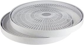 img 2 attached to 🍽️ NESCO LT-2SG Snackmaster 13.5" Add-a-Tray for NESCO Food Dehydrators, White, Pack of 2