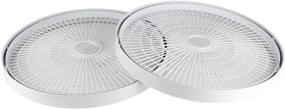 img 1 attached to 🍽️ NESCO LT-2SG Snackmaster 13.5" Add-a-Tray for NESCO Food Dehydrators, White, Pack of 2