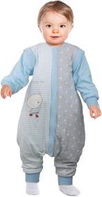 img 4 attached to Baby Wearable Blanket: Leg Cotton Sleep Sack for Walkers & Toddlers - Comfortable Sleeping Bag for Kids, Cotton Sleepwear, Tog 1.8