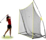 🏌️ premium podiumax 10x7ft golf hitting net: ideal for backyard, indoor, and multi-sport practice with convenient carrying bag logo