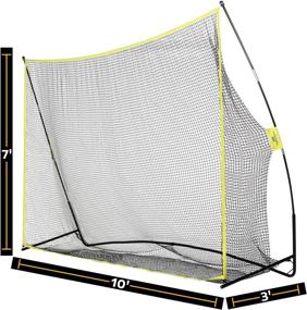 img 3 attached to 🏌️ Premium PodiuMax 10x7ft Golf Hitting Net: Ideal for Backyard, Indoor, and Multi-Sport Practice with Convenient Carrying Bag