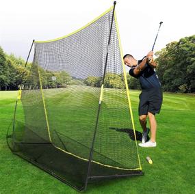 img 2 attached to 🏌️ Premium PodiuMax 10x7ft Golf Hitting Net: Ideal for Backyard, Indoor, and Multi-Sport Practice with Convenient Carrying Bag