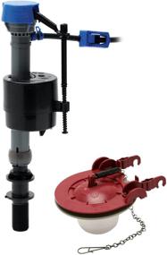 img 4 attached to 🚽 Fluidmaster 400CAR3P5 PerforMAX Toilet Fill Valve and Flapper Repair Kit – Adjustable and High Performance for 3-Inch Flush Valve Toilets