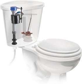 img 2 attached to 🚽 Fluidmaster 400CAR3P5 PerforMAX Toilet Fill Valve and Flapper Repair Kit – Adjustable and High Performance for 3-Inch Flush Valve Toilets