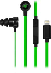 img 4 attached to Наушники Razer Hammerhead для iOS: технология DAC Dual-Driver - микрофон и контроль громкости - алюминиевая рамка - разъем Lightning - зеленый, RZ04-02090100-R3U1