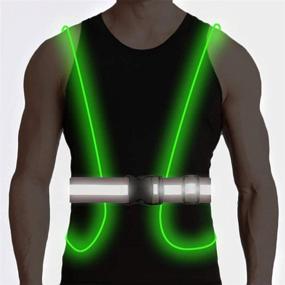 img 1 attached to 🏃 GENBREE LED Reflective Running Vest: Stay Safe & Visible during Night Running and Riding!