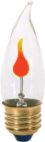 img 1 attached to 💡 Satco S3657 120V Medium Base Clear Flicker Bulb, 2-3 Watts