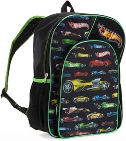 img 2 attached to 🎒 Hot Wheels Boys Backpack in Black by Mattel