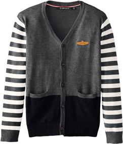 img 1 attached to John Biaggio Weekender 2 Pocket Cardigan Boys' Clothing