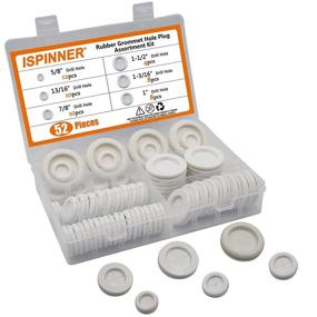 img 1 attached to ISPINNER 52Pcs Double Industrial Hardware Rubber Grommet Set